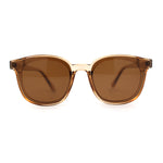 Stylish Inset Lens Horn Rim Retro Plastic Sunglasses