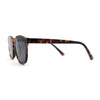 Stylish Inset Lens Horn Rim Retro Plastic Sunglasses