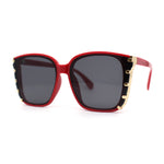 Womens Ornate Metal Side Jewel Butterfly Diva Sunglasses