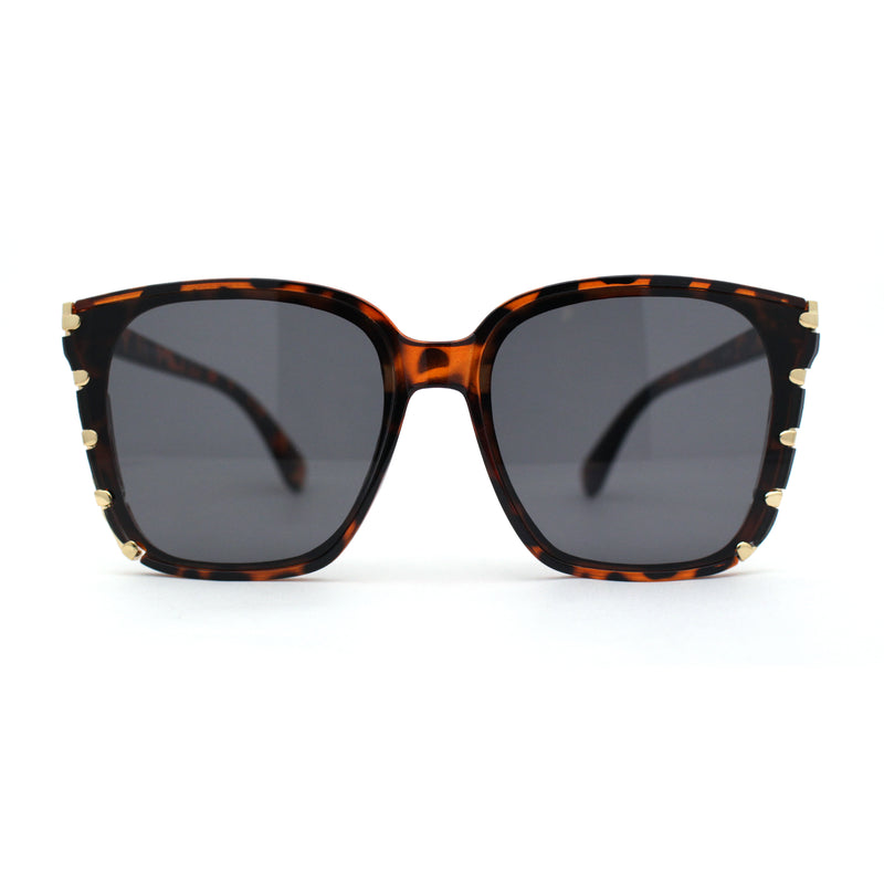 Womens Ornate Metal Side Jewel Butterfly Diva Sunglasses