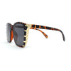 Womens Ornate Metal Side Jewel Butterfly Diva Sunglasses