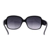 Womens Rhinestone Trim Hinge Butterfly Classic 90s Sunglasses