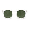 Retro Classy Keyhole Thick Horn Rim Hipster Sunglasses