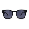 Retro Classy Keyhole Thick Horn Rim Hipster Sunglasses