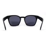 Retro Classy Keyhole Thick Horn Rim Hipster Sunglasses