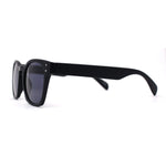 Retro Classy Keyhole Thick Horn Rim Hipster Sunglasses