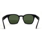 Retro Classy Keyhole Thick Horn Rim Hipster Sunglasses