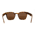 Retro Classy Keyhole Thick Horn Rim Hipster Sunglasses