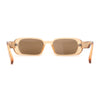 Womens Mod Oval Retro Narrow Rectangle Plastic Sunglasses