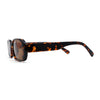 Womens Mod Oval Retro Narrow Rectangle Plastic Sunglasses