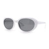 Mod Womens Beveled Geometric Round Oval Sunglasses