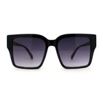 Womens Thick Horn Rim Butterfly Mod Fashion Plastic Sunglasses