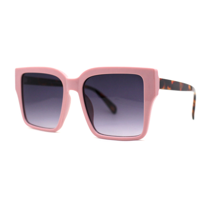 Womens Thick Horn Rim Butterfly Mod Fashion Plastic Sunglasses