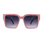 Womens Thick Horn Rim Butterfly Mod Fashion Plastic Sunglasses