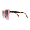 Womens Thick Horn Rim Butterfly Mod Fashion Plastic Sunglasses