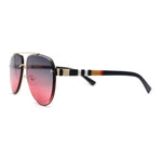 Luxury Rimless Tear Drop Shape Air Force Officer Style Sunglasses