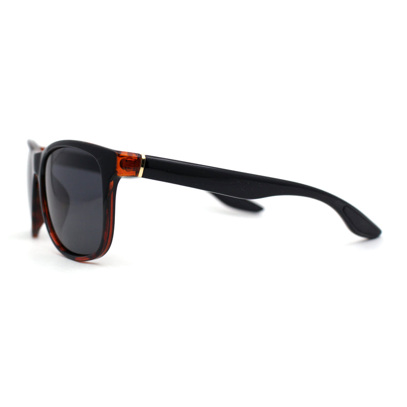 Polarized Classic Gentlemanly Horn Rim Plastic Sunglasses