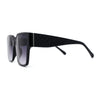 Womens 90s Designer Thick Temple Horn Rim Chic Sunglasses