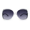 Womens Classic 90s Butterfly Diva Plastic Sunglasses