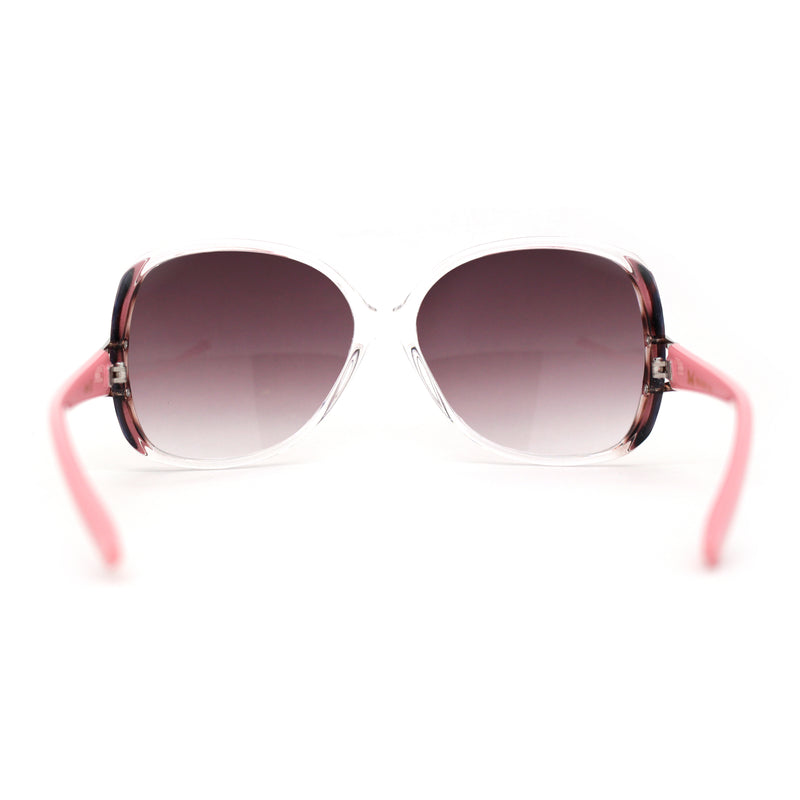 Womens Classic 90s Butterfly Diva Plastic Sunglasses