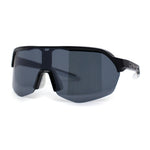 Xloop Color Mirror Shield Oversize Half Rim Plastic Sport Sunglasses