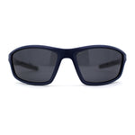 Anti Glare Polarized Mens Classic Rectangle Wrap Plastic Sport Sunglasses