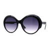 Womens Round Thick Eyebrow Retro Fashion Plastic Sunglasses