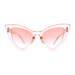 Womens Triangle Gothic Cat Eye Retro Plastic Sunglasses