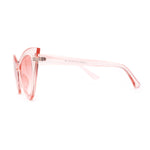 Womens Triangle Gothic Cat Eye Retro Plastic Sunglasses