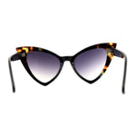 Womens Triangle Gothic Cat Eye Retro Plastic Sunglasses