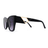 Womens 90s Designer Oversized Squared Cat Eye Plastic Sunglasses