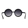 Womens Full Rhinestone Wizard Round Circle Lens Plastic Sunglasses