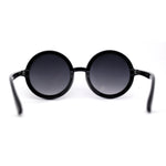 Womens Full Rhinestone Wizard Round Circle Lens Plastic Sunglasses