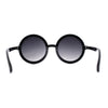 Womens Full Rhinestone Wizard Round Circle Lens Plastic Sunglasses