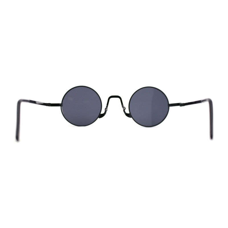 Retro Stoner Pimp Micro Round Circle Pop Color Lens Sunglasses