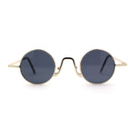 Retro Stoner Pimp Micro Round Circle Pop Color Lens Sunglasses