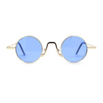 Retro Stoner Pimp Micro Round Circle Pop Color Lens Sunglasses