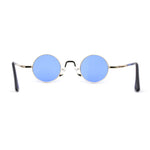 Retro Stoner Pimp Micro Round Circle Pop Color Lens Sunglasses