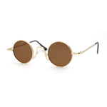 Retro Stoner Pimp Micro Round Circle Pop Color Lens Sunglasses