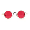 Retro Stoner Pimp Micro Round Circle Pop Color Lens Sunglasses