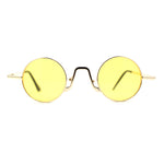 Retro Stoner Pimp Micro Round Circle Pop Color Lens Sunglasses