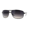 Mens Metal Rim Rectangle Sport Pilots Sunglasses