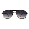 Mens Metal Rim Rectangle Sport Pilots Sunglasses