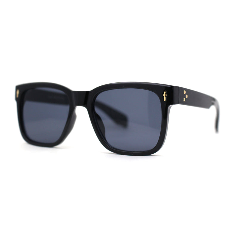 Mens Hipster Retro Vintage Style Horn Rim Sunglasses