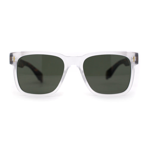 Mens Hipster Retro Vintage Style Horn Rim Sunglasses