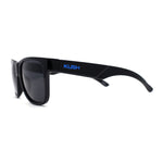 Kush Mens Classic Sport Horn Rim Plastic All Black Sunglasses