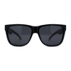 Kush Mens Classic Sport Horn Rim Plastic All Black Sunglasses