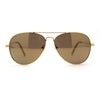 All Gold Mirror Iconic Tear Drop Air Force Officer Generals Sunglasses