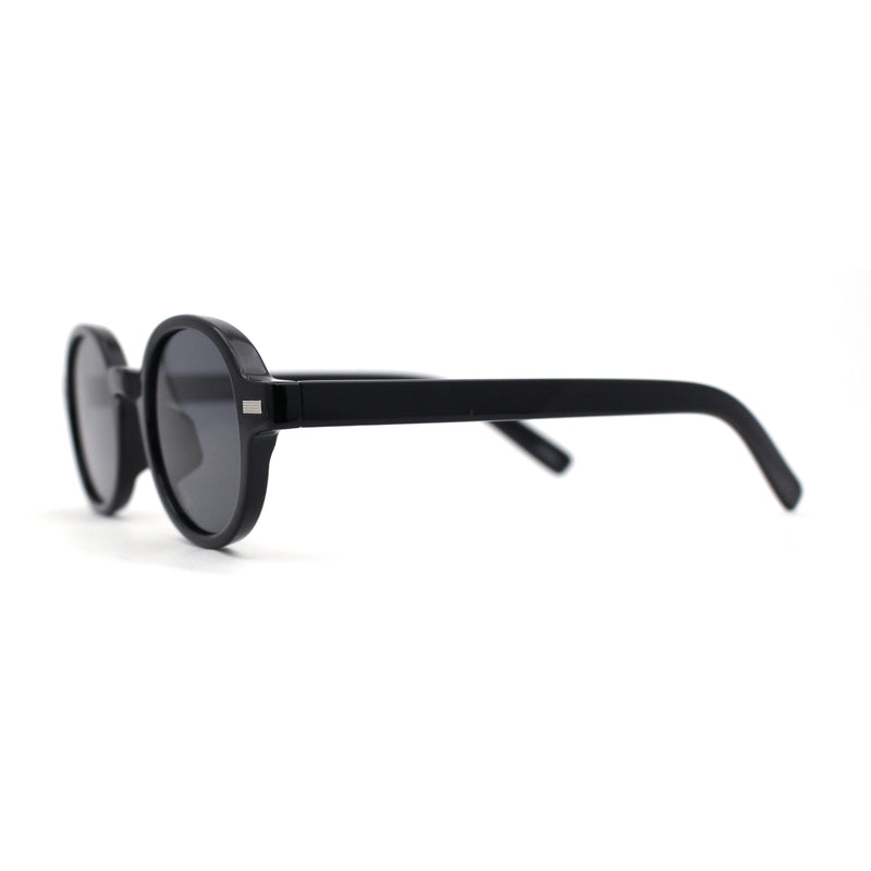 Mens Hipster Retro Vintage Style Snug Round Oval Sunglasses