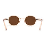 Mens Hipster Retro Vintage Style Snug Round Oval Sunglasses